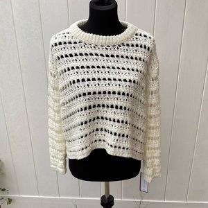 NWT GOODNIGHT MACAROON perforated sweater